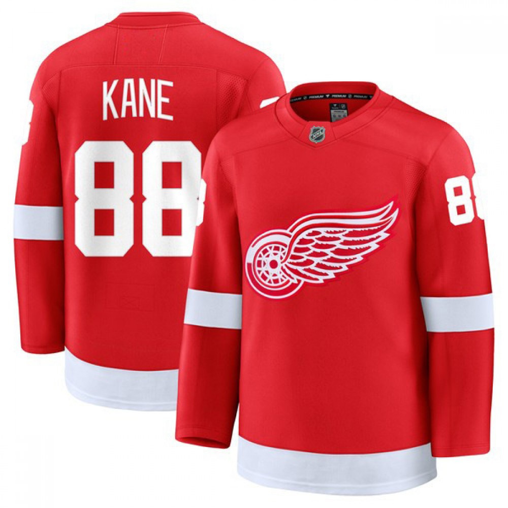Patrick Kane Detroit Red Wings Home Premium Jersey - Red-Pro Kit Vault | Brand New 26/27 Sports Jerseys